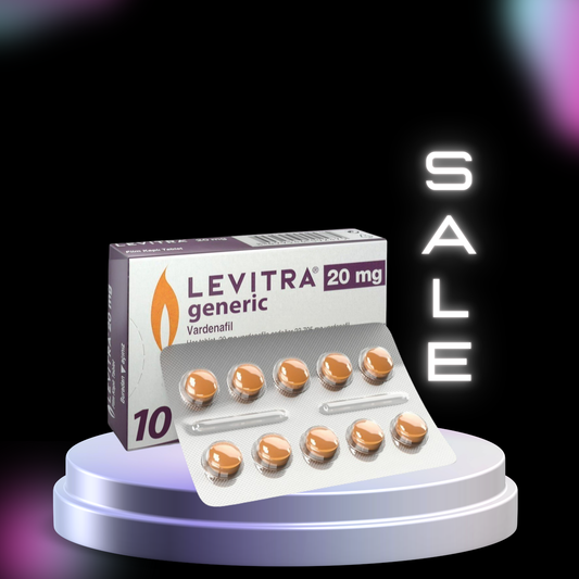 Levitra 20mg Tablets (Vardenafil) – Pack of 4