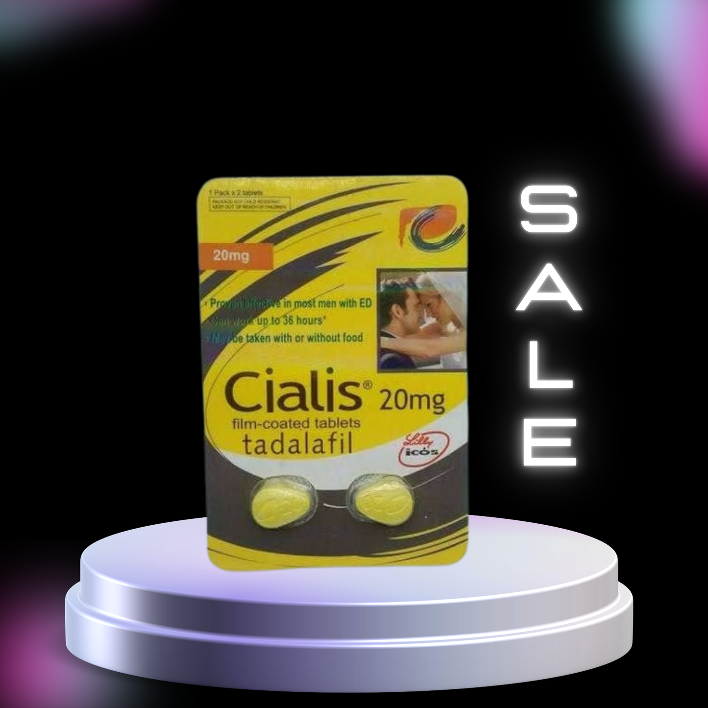 Cialis 20mg Tablets – Pack of 2 | Tadalafil for Men